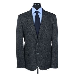 Hugo Boss Hadley4 Wool Sport Coat Gray/Black 44R